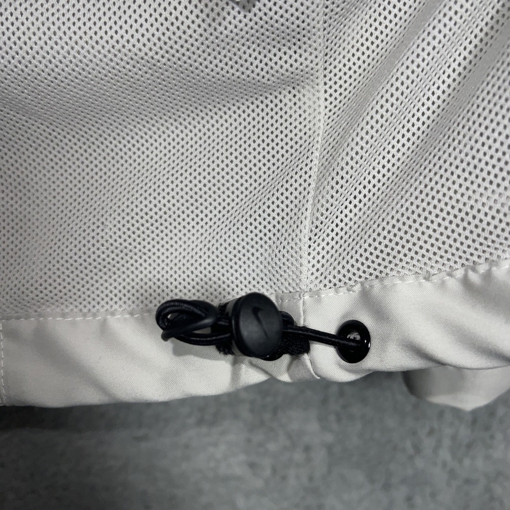 VTG Nike Golf Windbreaker Men's Sz XL Gray Blue Mesh Full Zip Golf Mock Jacket - Picture 8 of 12